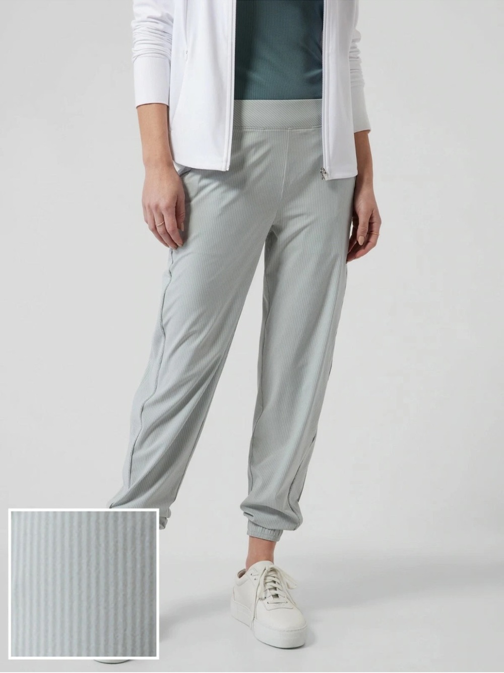 Athleta Brooklyn Textured Joggers Striped